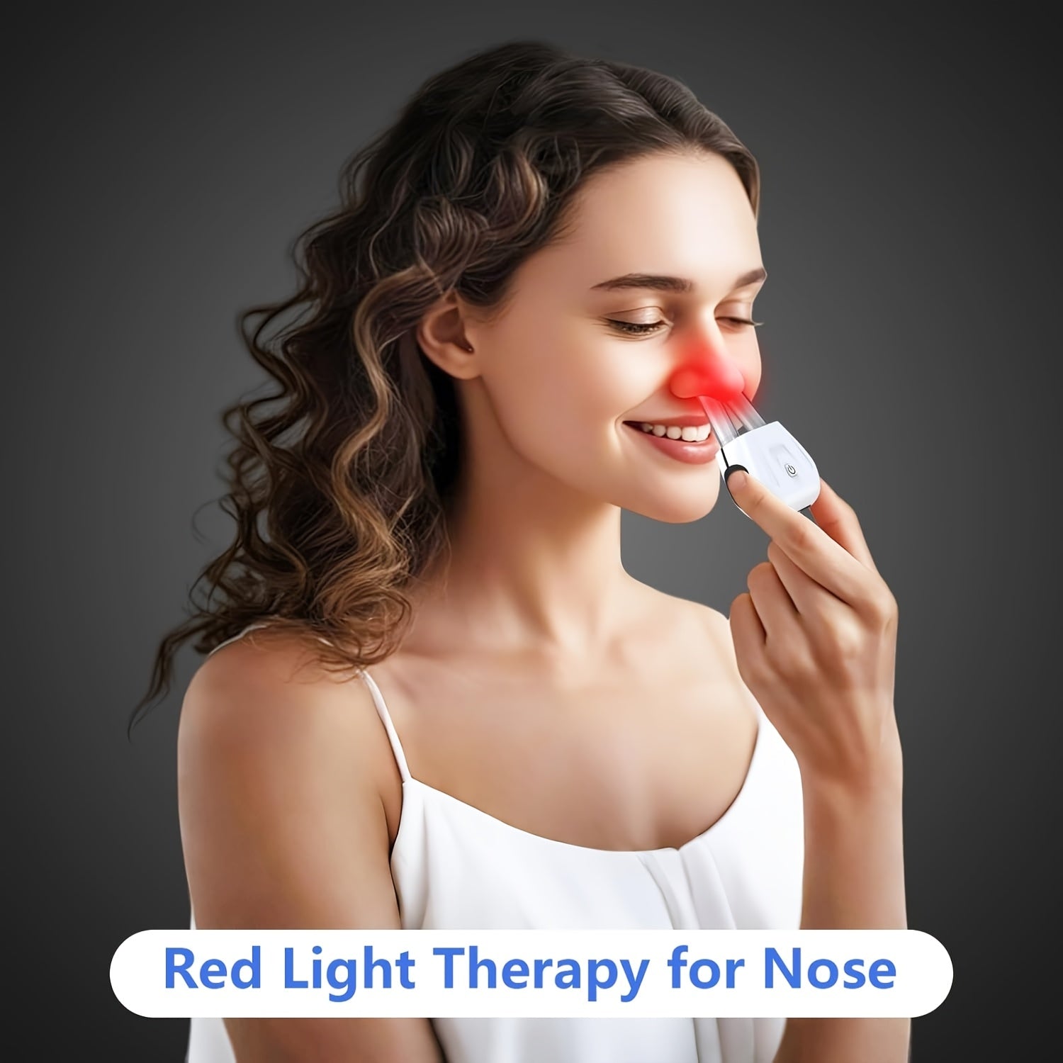 Morfone Infrared Intelligent Rhinitis Treatment Device, Red Light Allergic Rhinitis Relief Nasal Device. It can be given as a gift to those in need.