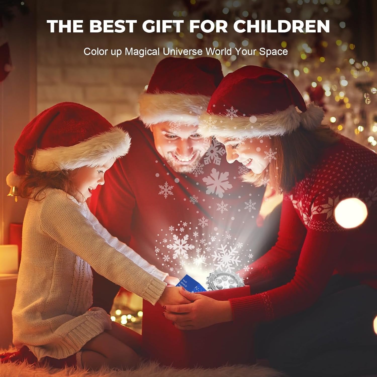 Morfone Christmas Projector Lights Outdoor, 3D Snowflake LED Projector Lights IP65 Waterproof 9W High Brightness Outdoor Indoor for Christmas, New Year, Birthday Party and Garden Decoration