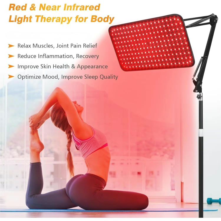 Infrared red light therapy equipment suitable for the body and face, suitable for home use, is the ideal gift choice.