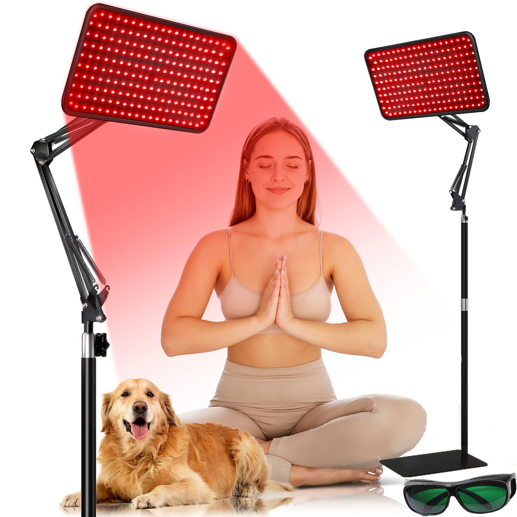 Morfone 120 or 200 light bulbs infrared red light therapy device, suitable for body and face. Suitable for home use, it is the best gift choice.