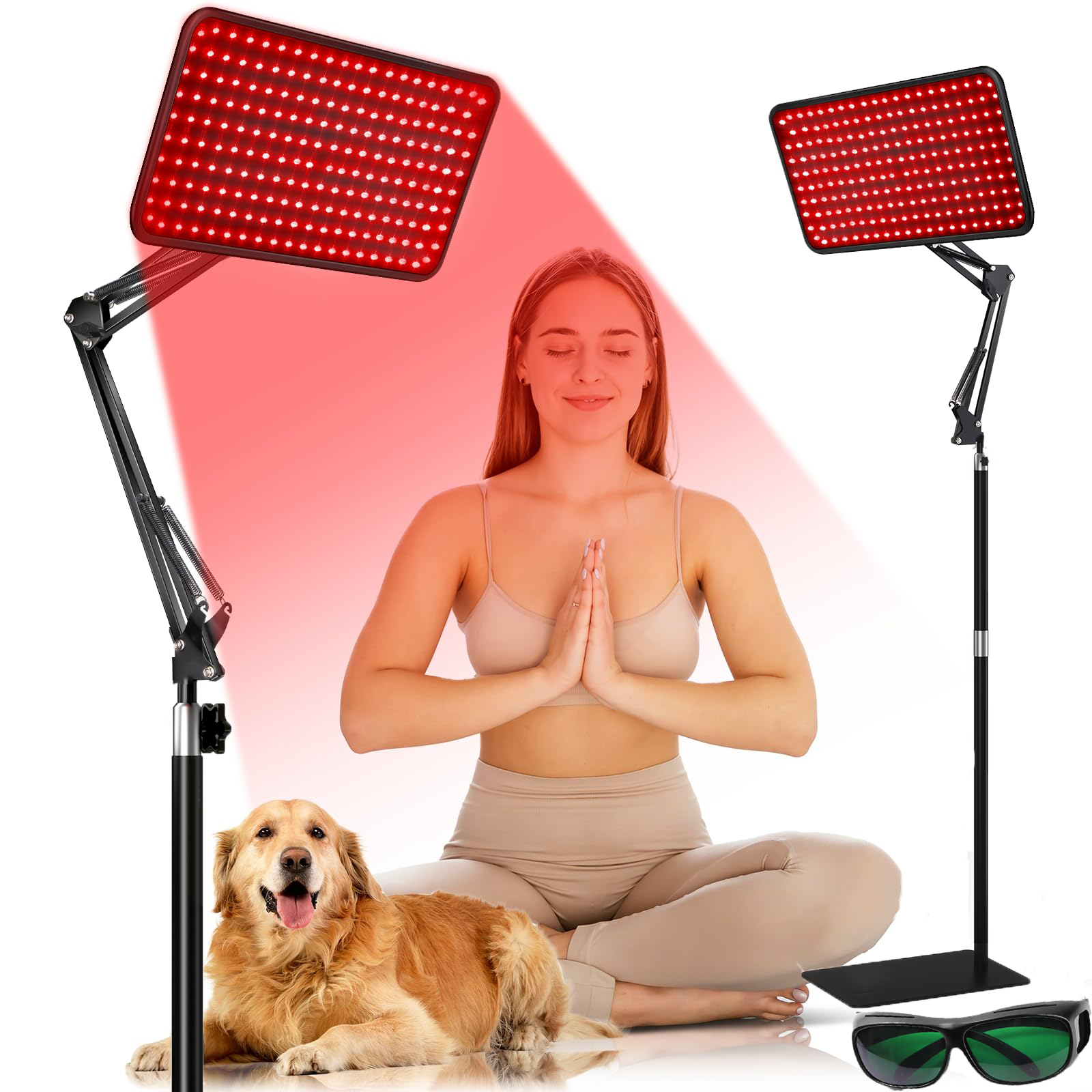 Morfone 120 or 200 light bulbs infrared red light therapy device, suitable for body and face. Suitable for home use, it is the best gift choice.