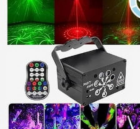 DJ Disco Lights, USB Party Stage Light, 240 LED Patterns Sound Activated and Strobe Flash Effects with Remote Control for kids Birthday, Family Gathering, Karaoke, Christmas, Wedding