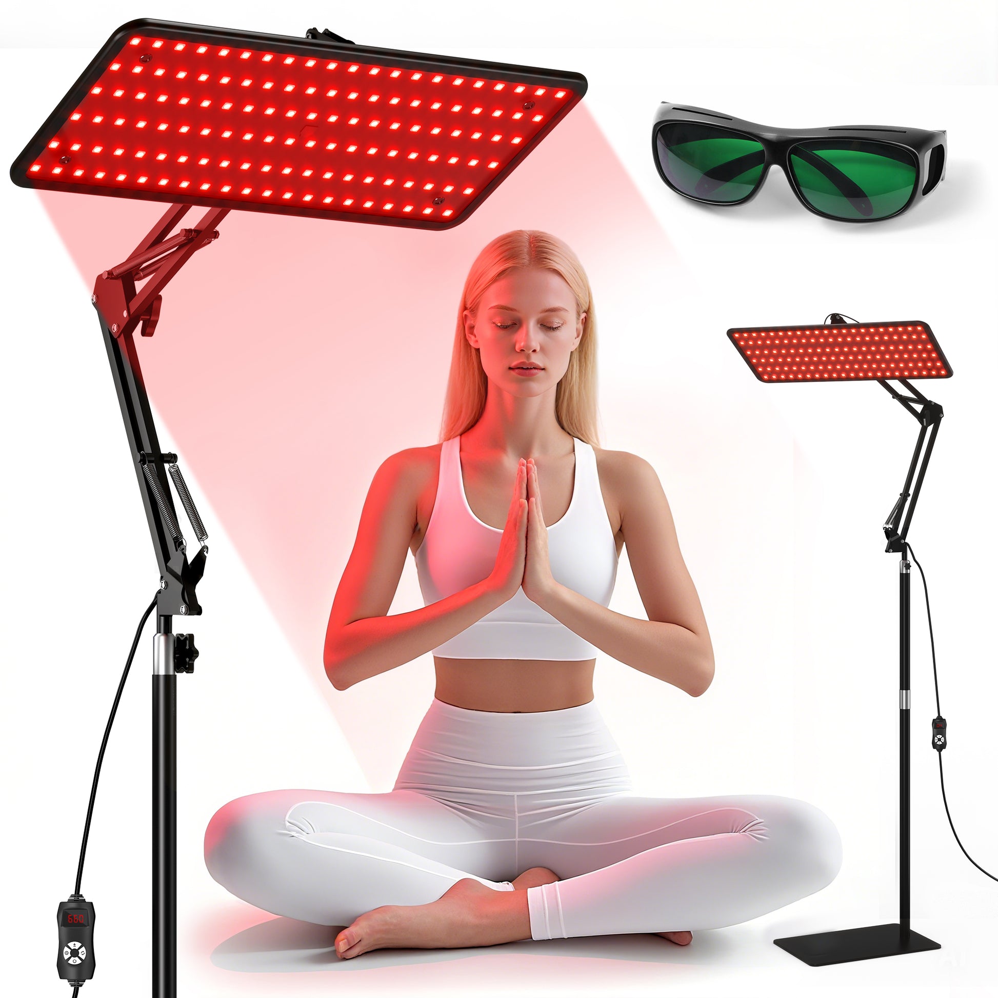 Morfone 120 or 200 light bulbs infrared red light therapy device, suitable for body and face. Suitable for home use, it is the best gift choice.