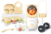 Baby Food Maker, 17 in 1 Baby Food Processor, Food Blender with Baby Food Containers, Yellow