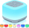 Morfone White Noise Machine Baby with Voice Recording 30 Soothing Sounds Sleep Sounds Machines with 8 Colors Night Lights Auto Timer Adjustable Volume Brightness Memory Function for Babies Kids Adults