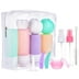 13 Pack Travel Bottles - Morfone Leakproof Travel Containers for Toiletries TSA Approved Silicone Travel Accessories Squeezable Refillable 2oz 3oz for Cosmetic Shampoo Conditioner Lotion