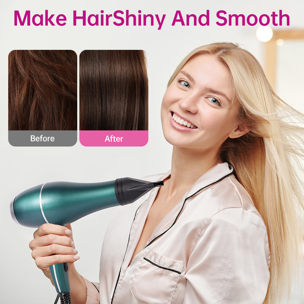 Morfone 12pcs-in-1 Hair Drying Set - Hair Dryer. Quickly dries hair - Compact and portable, suitable for the whole family - Gift set.