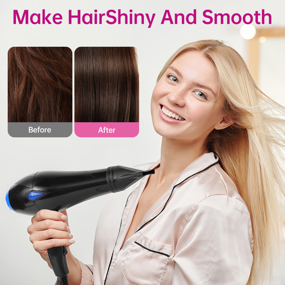Morfone 12-piece multi-functional hair dryer set, capable of quickly drying hair - compact and portable, suitable for the whole family - gift set.