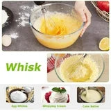 Anoak Immersion Blender, 4-In-1 Stainless Steel Handheld Blender Stick Mixer with Egg Whisk, Beaker & Chopper Bowl