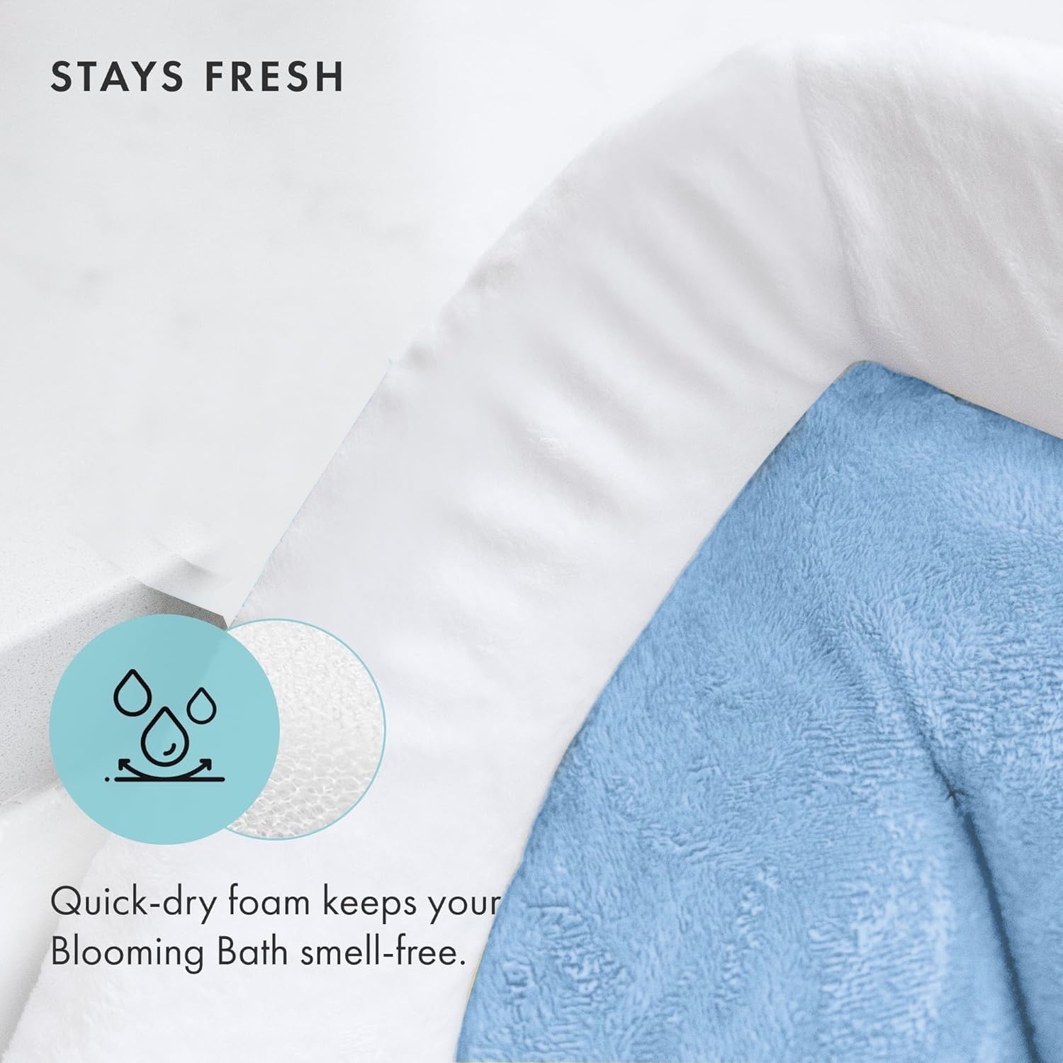 Morfone Baby Bath Seat, Baby Bathtub Pad for Newborn Infants to Toddler 0 to 6 Months and up