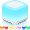Morfone White Noise Machine Baby with Voice Recording 30 Soothing Sounds Sleep Sounds Machines with 8 Colors Night Lights Auto Timer Adjustable Volume Brightness Memory Function for Babies Kids Adults
