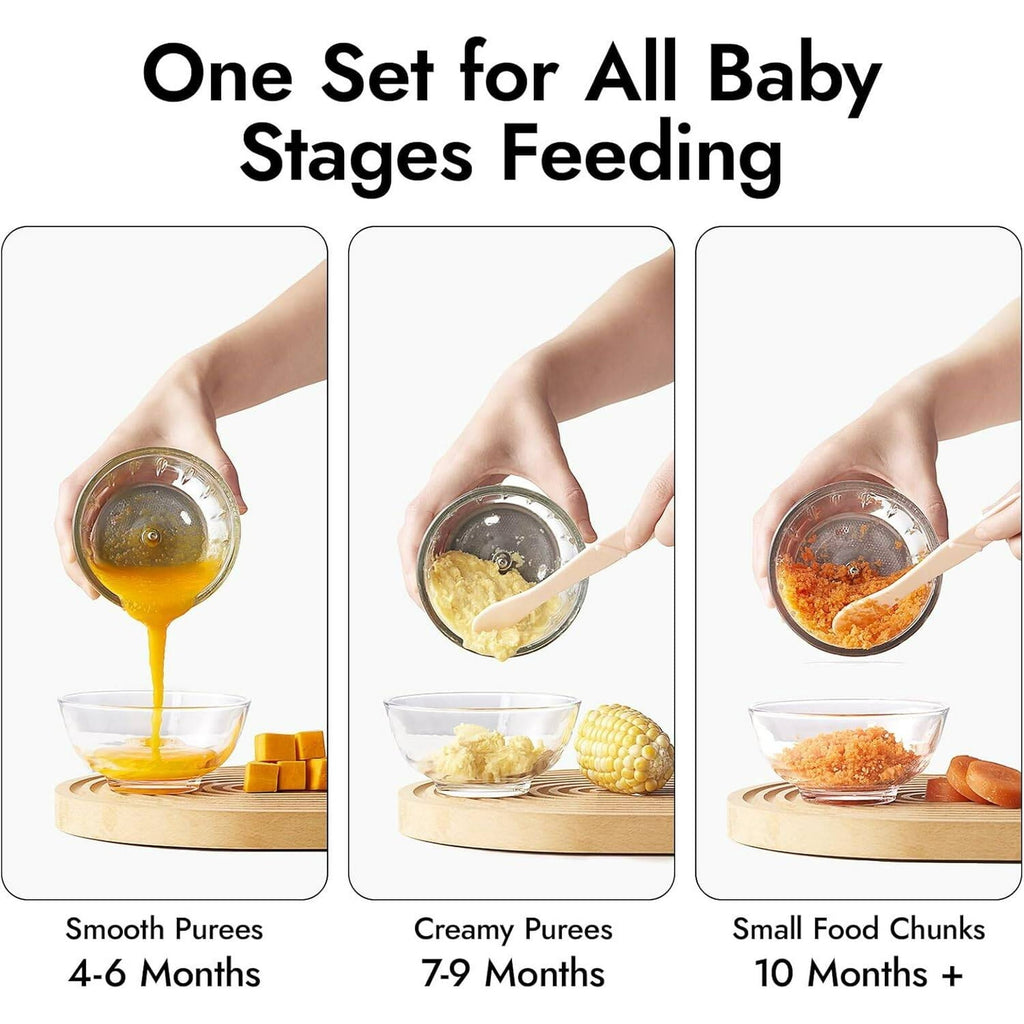 Morfone Baby Food Maker, 13-in-1 Baby Food Processor,600ml Food Blender with 8 Blades for Fruit Vegetable Meat