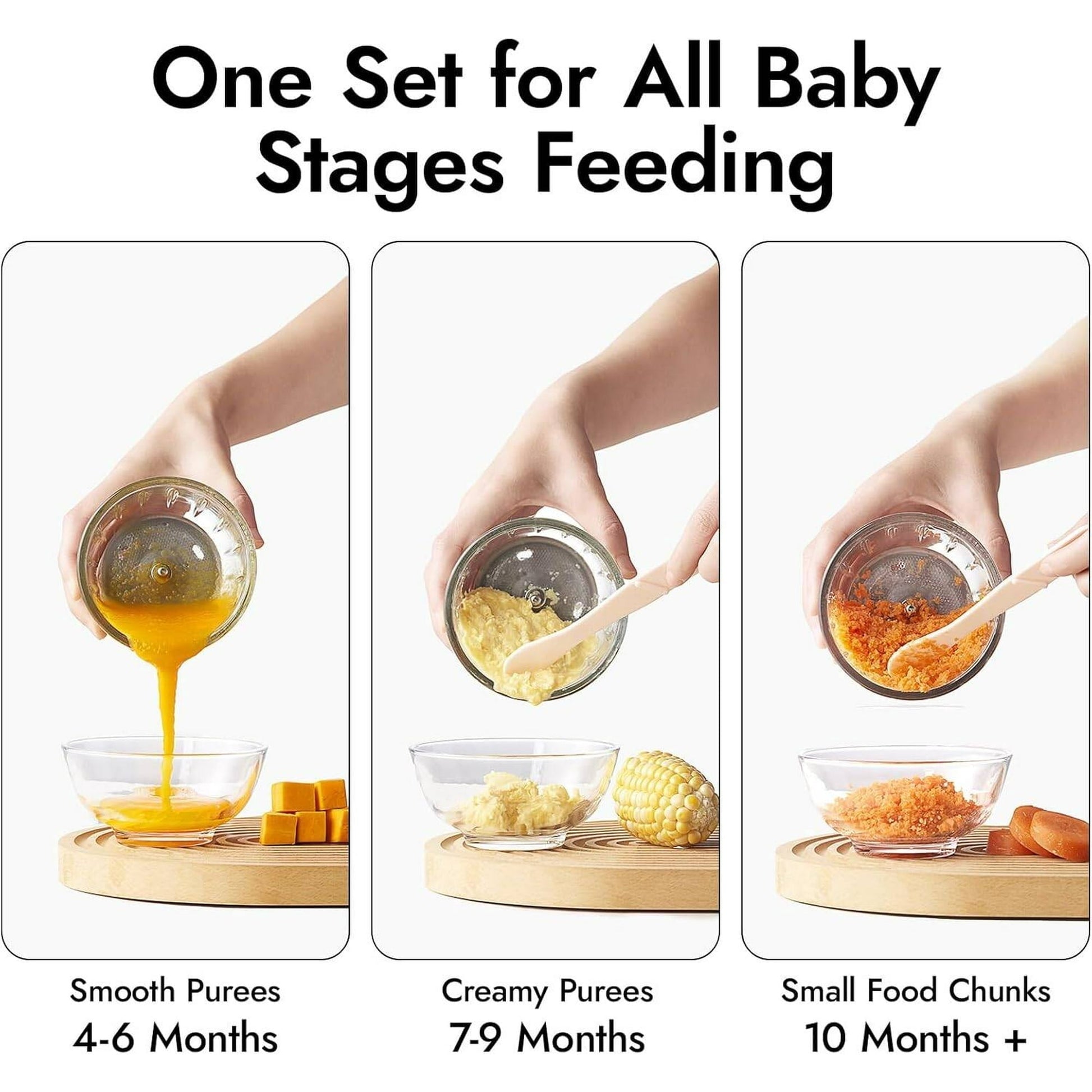 Morfone Baby Food Maker, 13-in-1 Baby Food Processor,600ml Food Blender with 8 Blades for Fruit Vegetable Meat