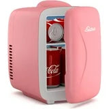Aisutha Mini Fridge, Small Fridge Rapid Cooling 4 Liter/6 Cans Skincare Fridge, Cooler and Warmer Refrigerators for Bedroom, Cosmetics, Office and Car (Black)