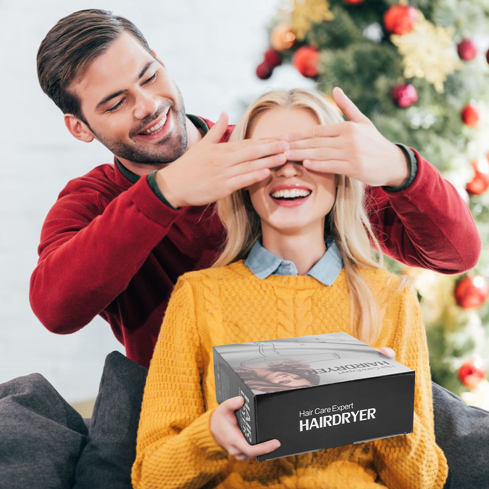 Morfone 12pcs-in-1 Hair Drying Set - Hair Dryer. Quickly dries hair - Compact and portable, suitable for the whole family - Gift set.