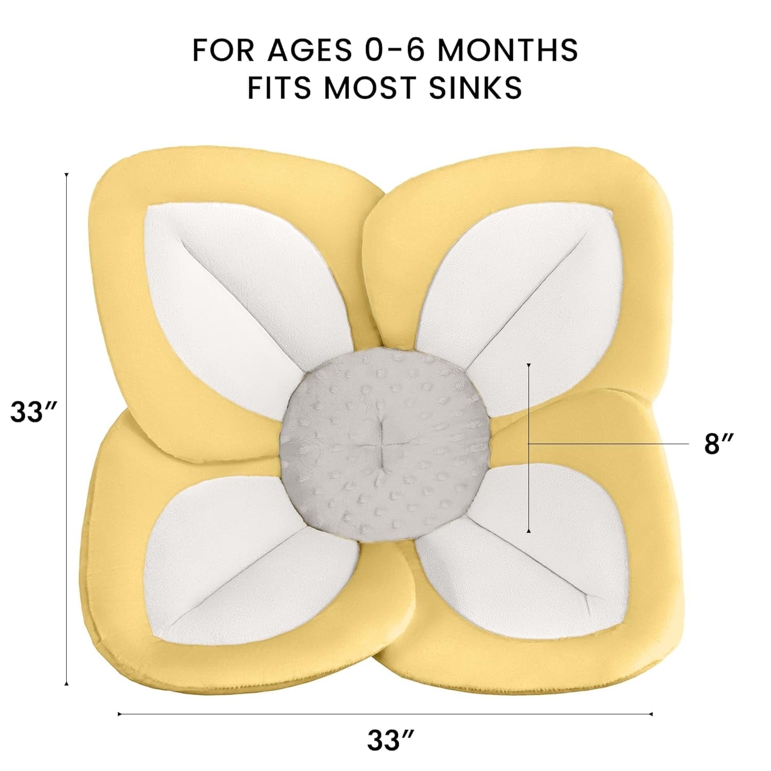 Morfone Baby Bath Seat, Baby Bathtub Pad for Newborn Infants to Toddler 0 to 6 Months and up