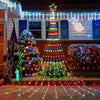 ACMETOP Christmas Decorations Star String Lights, 320 LED 16.4 ft Waterfall Tree Lights with 8 Lighting Modes Christmas Waterproof Star Lights for Indoor Outdoor Yard Home Festival Party New Year