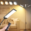 ACMETOP Floor Lamp, 18W 1800LM Super Bright LED Light Lamp with Remote, Dimmable Timing Eye Caring Reading Light Modern Standing Floor Lamp for Living Room Bedroom Office