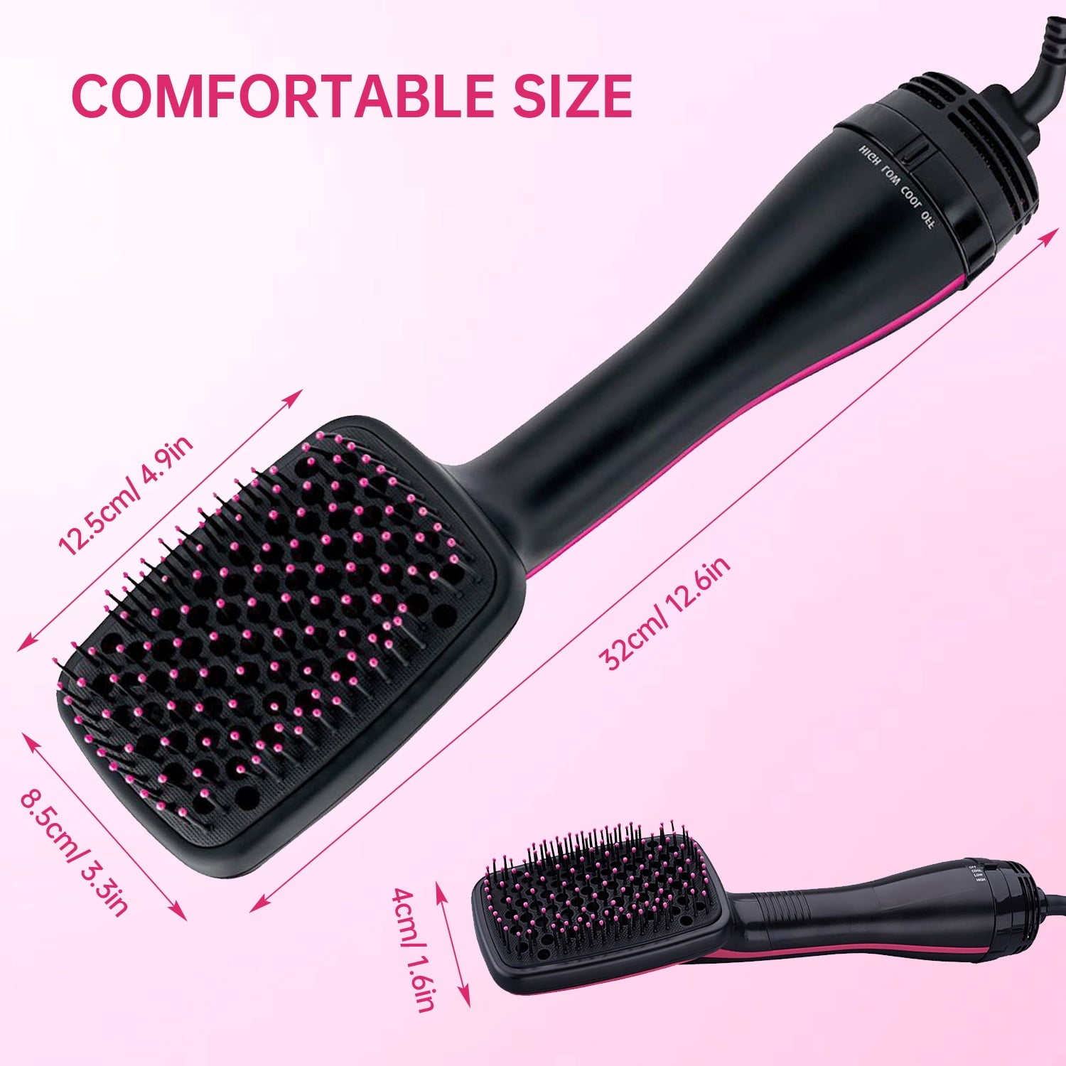 Morfone Hair Dryer and Blow Dryer Brush in One, Hair Dryer and Styler Volumizer with Negative Ion, Hair Styler for Smooth, Frizz-Free Results for All Hair Types