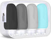 Morfone Travel Bottles Set for Toiletries, Tsa Approved Travel Size Containers BPA Free Leak Proof Refillable Liquid Silicone Squeezable Travel Accessories for Shampoo Conditioner Lotion, Grey