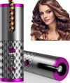 Automatic Curling Iron, Cordless Hair Curler Auto Hot Tools [6 Temp | 11 Timer | Auto Shut Off], Automatic Rotating Rechargeable Hair Curling Iron 1 inch, Portable Ceramic Travel Curling Wand Curler